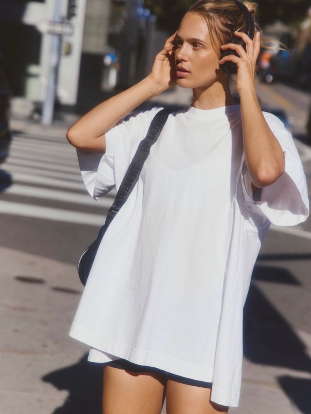 Classic Oversized White Crewneck T-Shirt